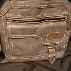 Gray purse and wallet